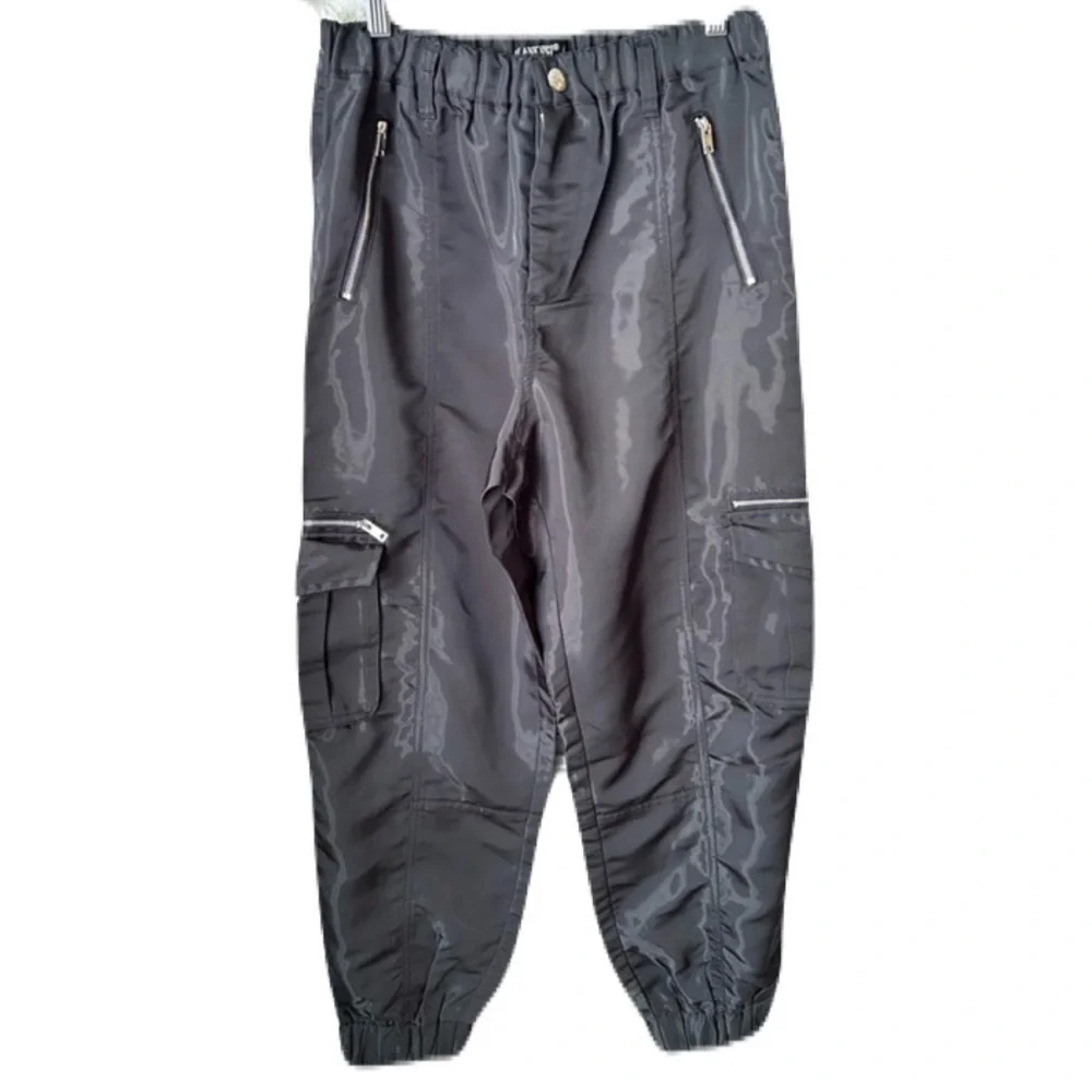 BLANK NYC Denim Nylon Cargo Jogger Pants 28